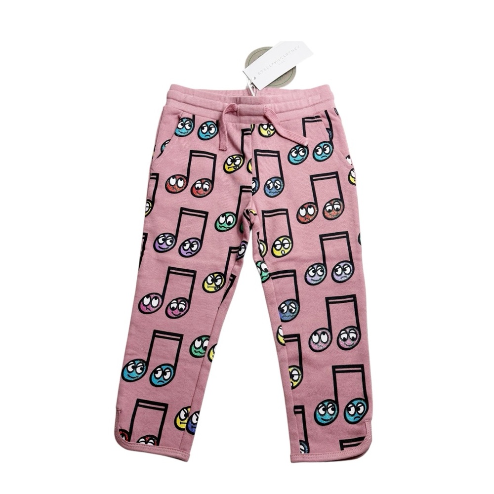 New! Stella McCartney music note sweatpants